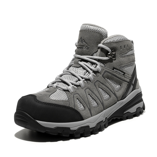 [Seeker] Women's Waterproof Hiking Boots - LIGHT GREY -  0